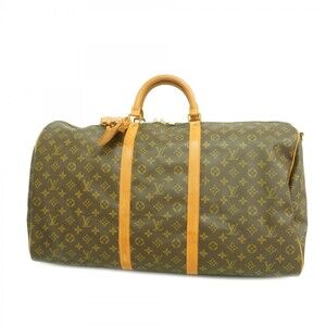 LOUIS VUITTON Brown Monogram Boston Bag
